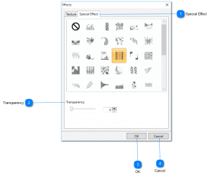 Effects Dialog Box - TemplateToaster Web Design Software